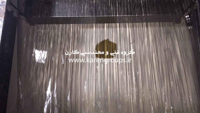آبنمای پرده پیوسته آب 180 سانتیمتری برج تجریش تهران